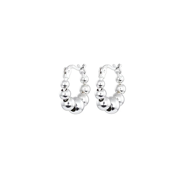 Cosmic Loop Silver Earring