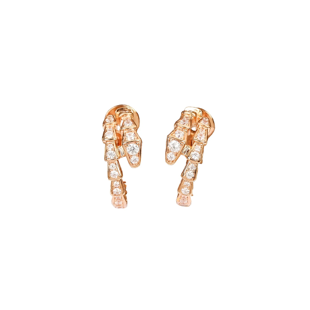 Celestial Sparkle  Rose Earring