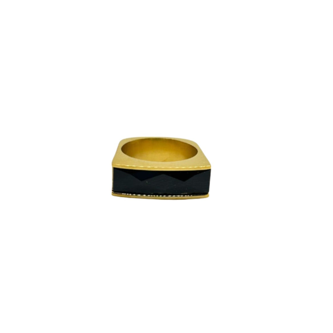 Midnight Moonstone Ring Black
