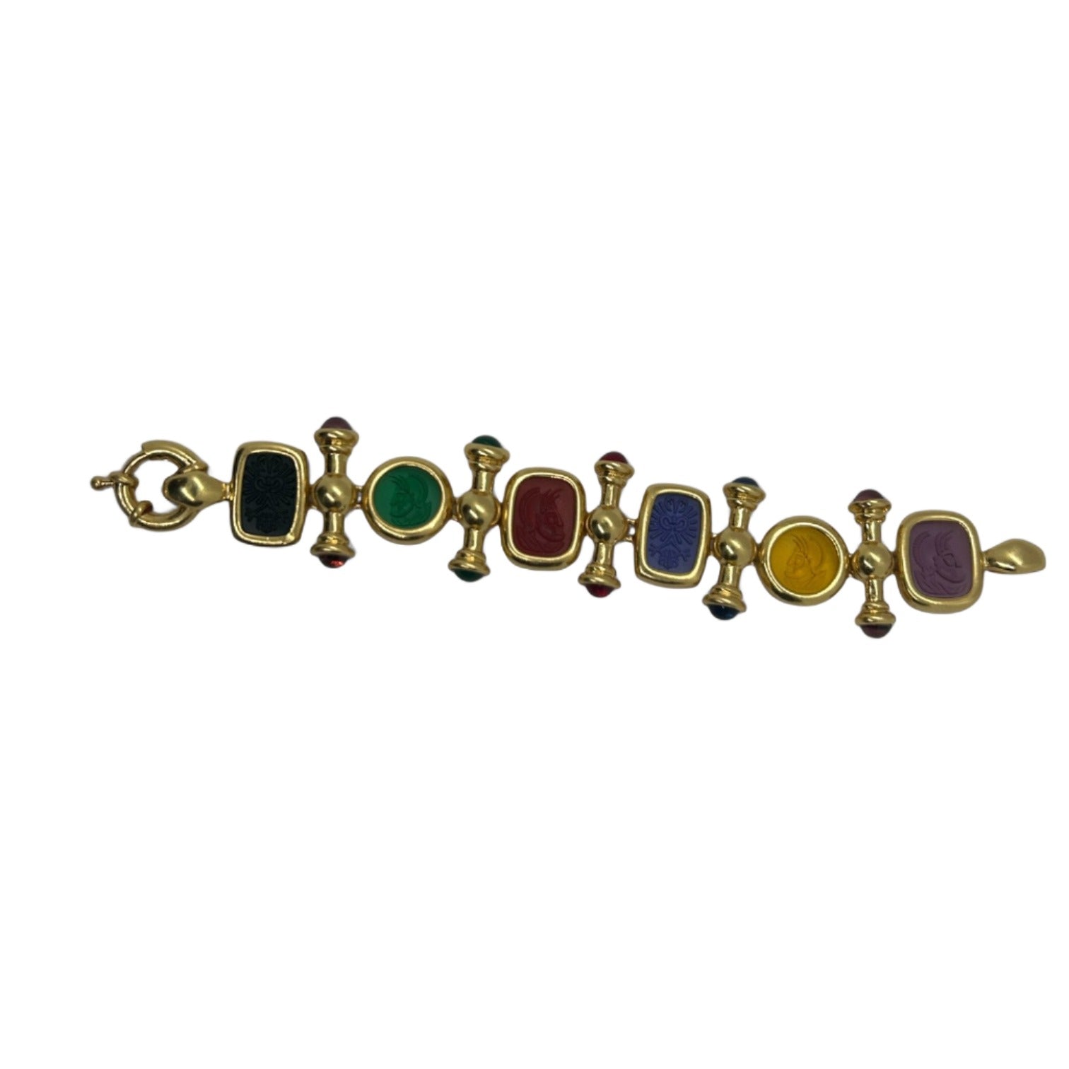 Vintage Velvet Gold Bracelet