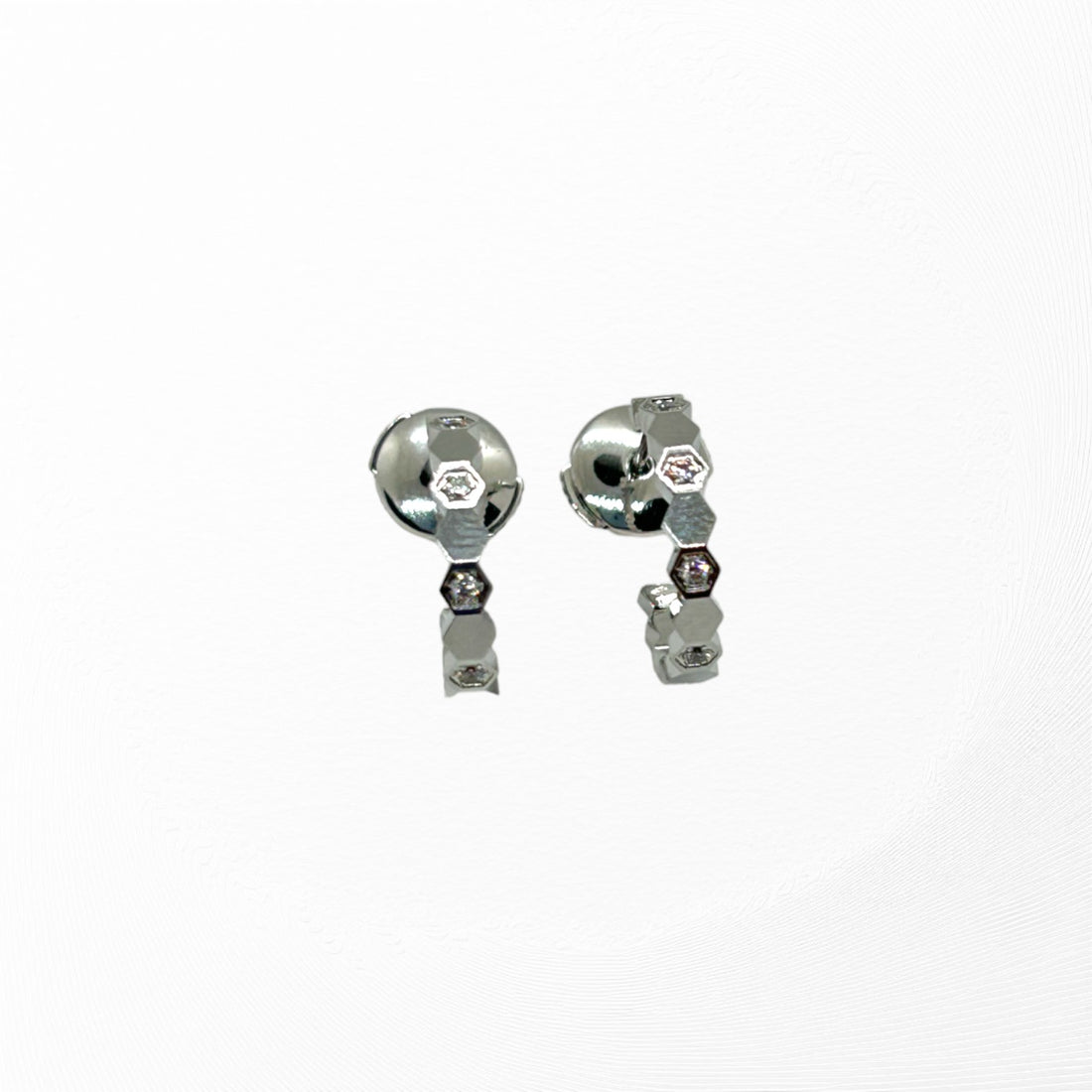 Luminous Love  Silver Earring