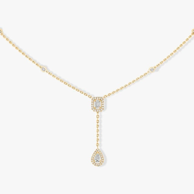 Eternal Romance Duo Gold Pendant Necklace