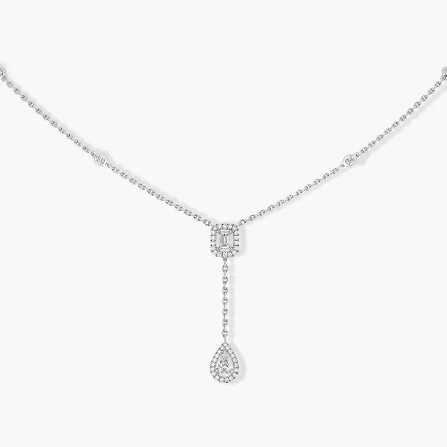 Eternal Romance Duo Silver Pendant Necklace