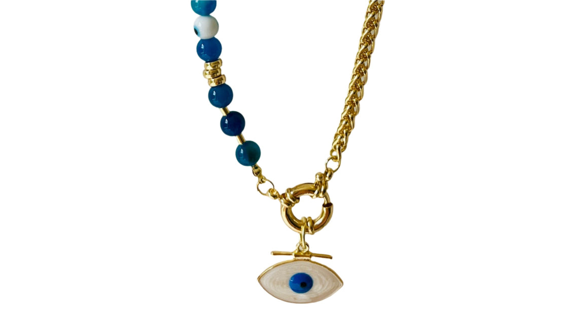 Summer Vibes Evil Eye Necklace