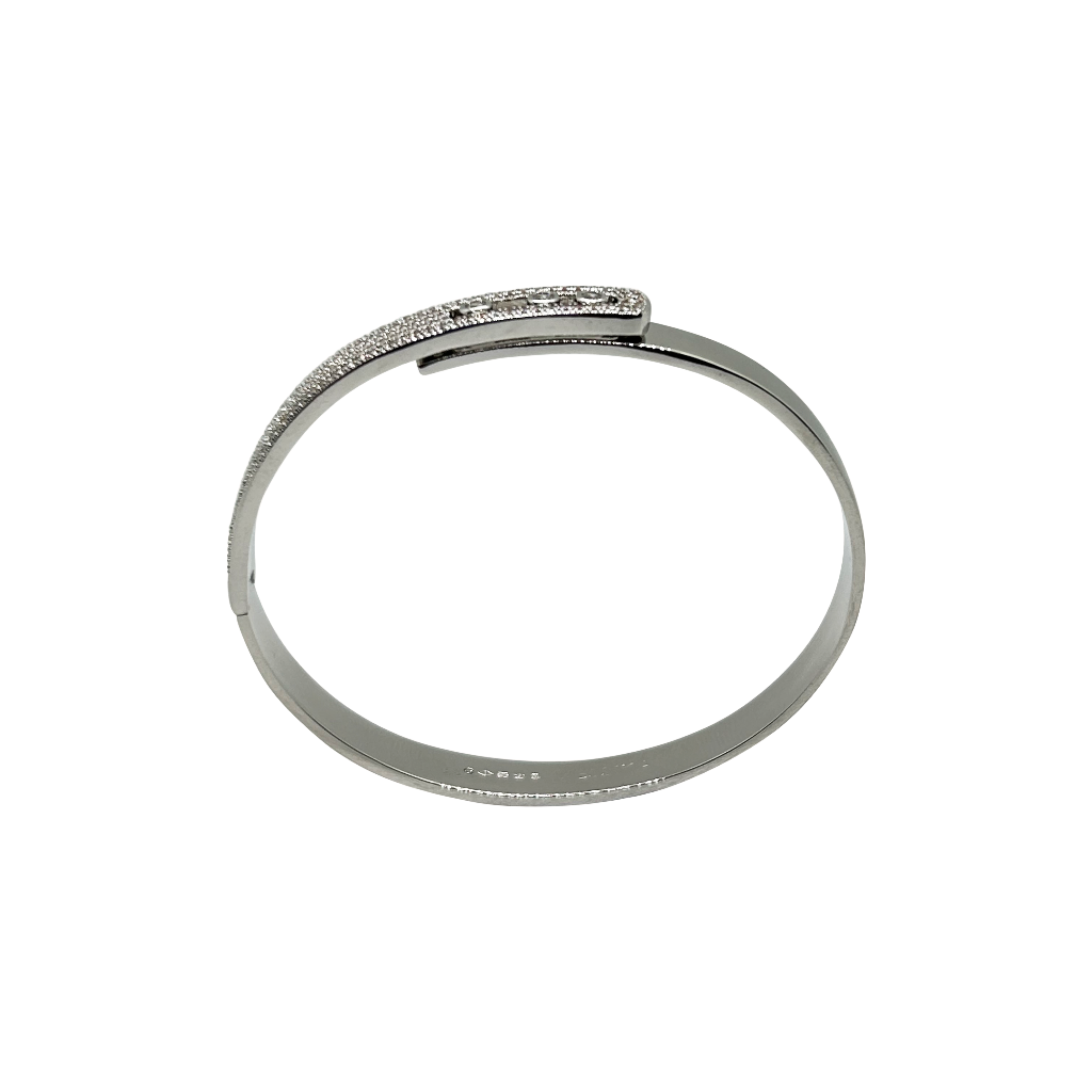 Crystal Cascade Silver Bracelet