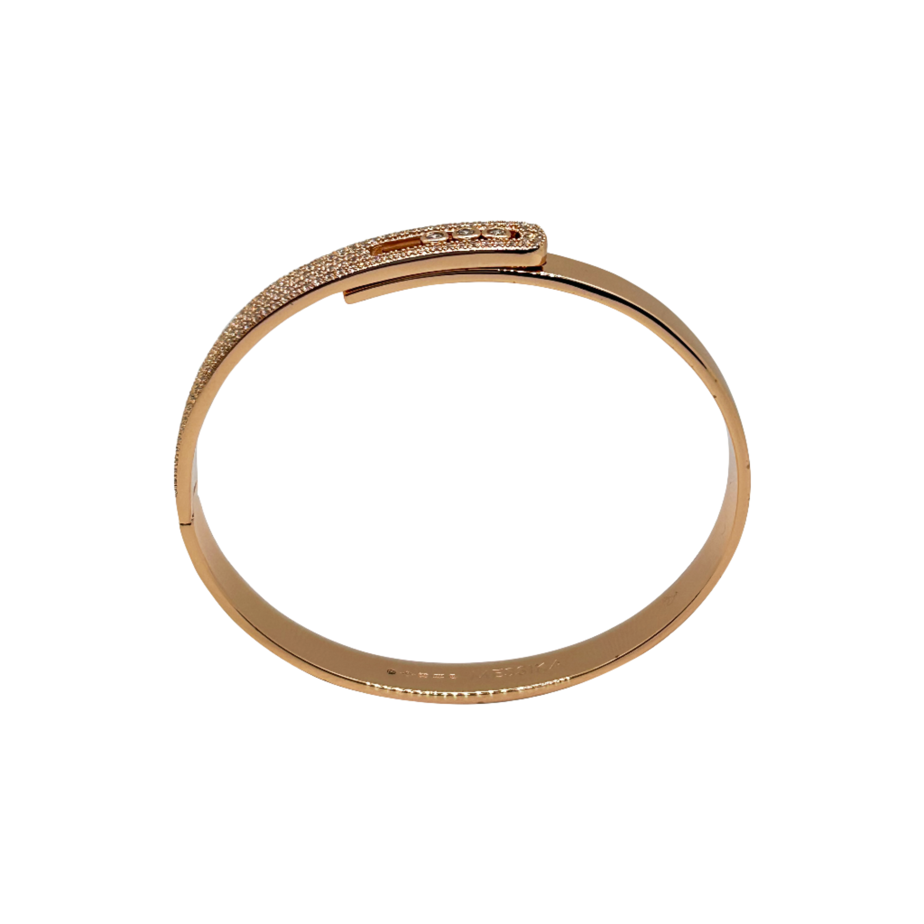 Crystal Cascade Rose Bracelet