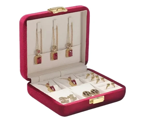 Plush Glow Mini Jewelry Travel Organiser