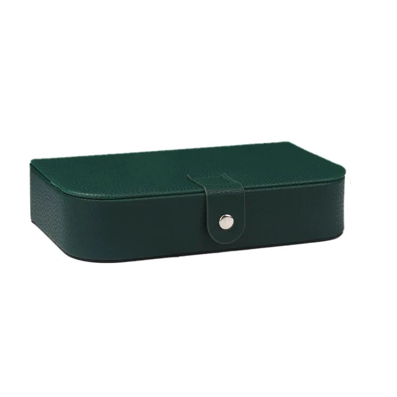 TravelGlow Leather Jewelry Organiser