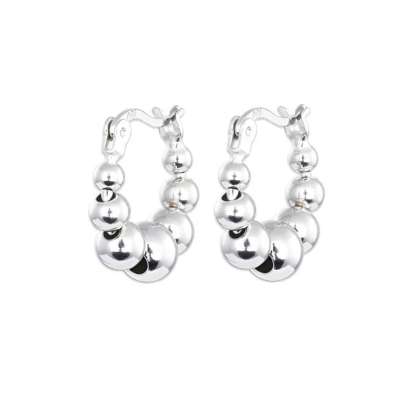 Cosmic Loop Silver Earring