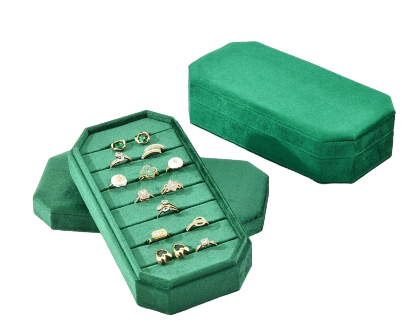 Luxe Velvet Rings Keeper/ Organiser