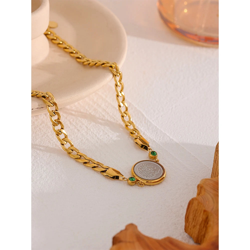 Maya Dream Portrait Necklace