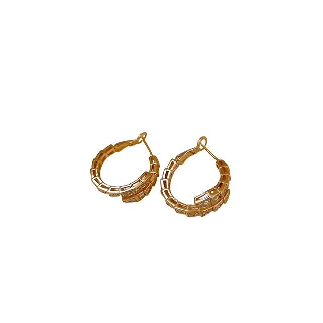 Celestial Sparkle  Rose Earring