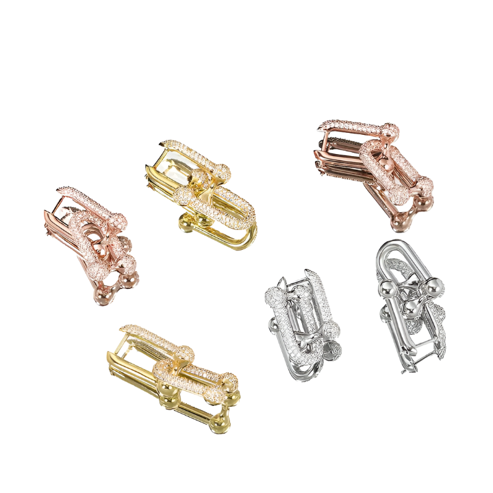 Twilight Trellis Gold Earring