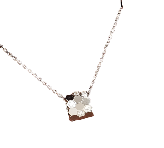 Luminous Love Necklace Silver