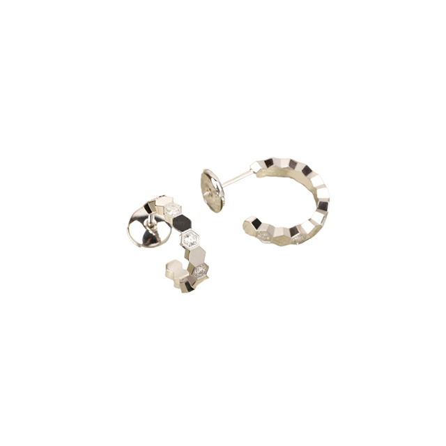 Luminous Love  Silver Earring